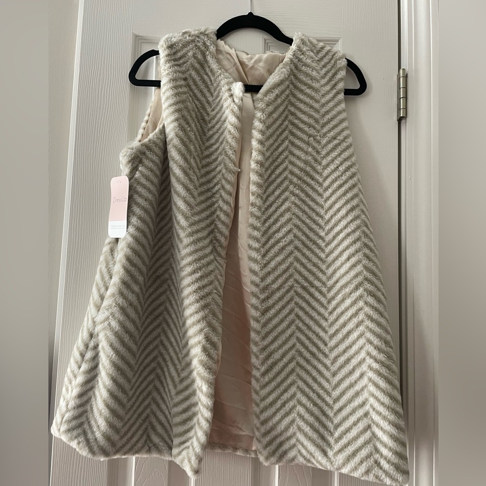 Faux fur vest